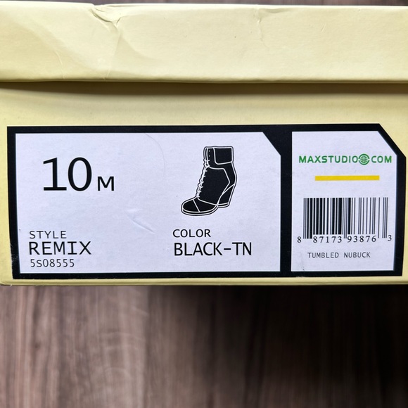 Leon Max Matrix Black Heeled Ankle Boots | 10 - Picture 6 of 12